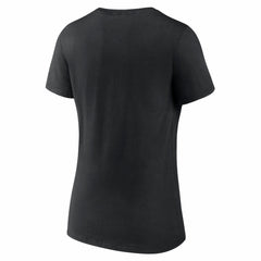Philadelphia Eagles Women's Hustle V-Neck T-Shirt - Black - NFL