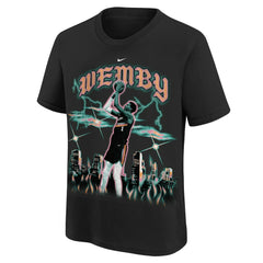 Nike Victor Wembanyama San Antonio Spurs Youth City Edition Player T-Shirt Black