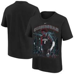Nike Cade Cunningham Detroit Pistons Youth City Edition Player T-Shirt Black