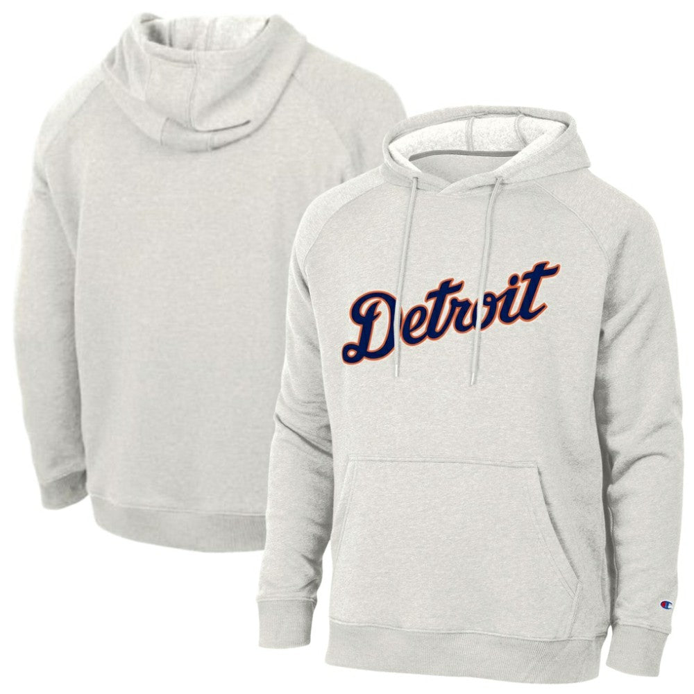 Detroit Tigers Champion Triumph Tri-Blend Raglan Hoodie Online