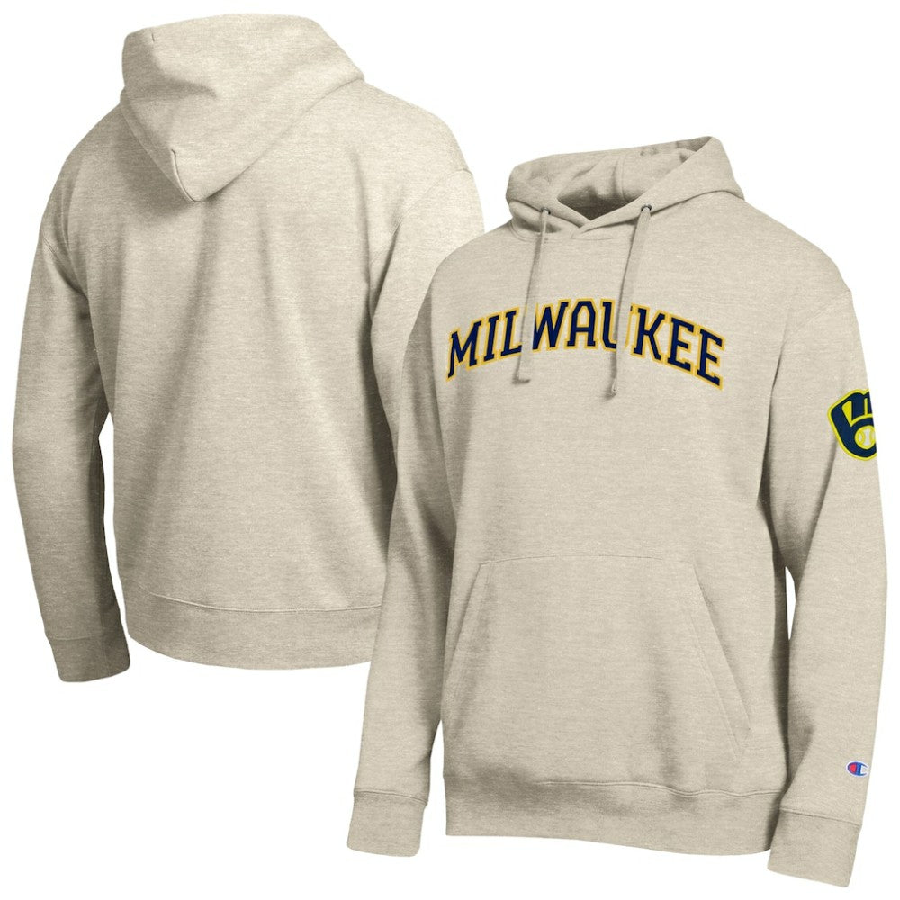 Milwaukee Brewers Champion All Star Chenille Patch Hoodie Sale