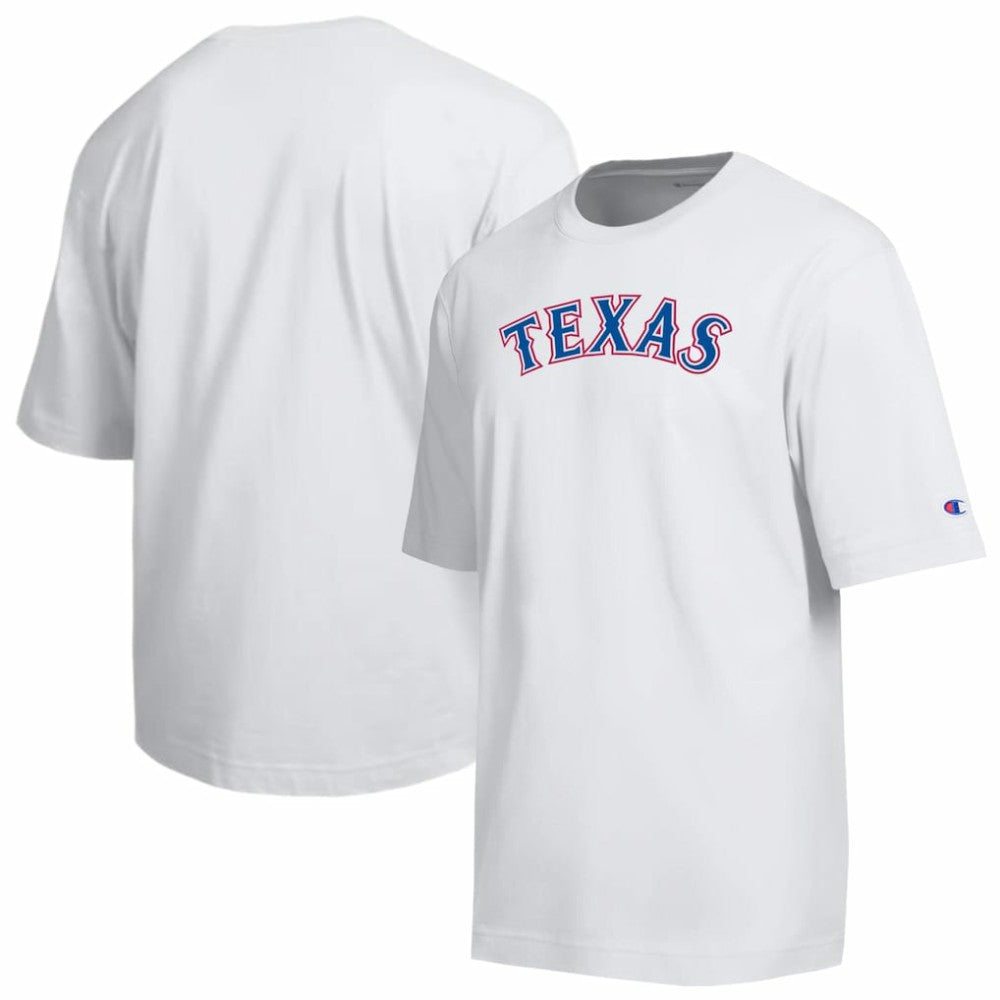 Texas Rangers Champion All Star Arched Chenille Wordmark T-Shirt for sale