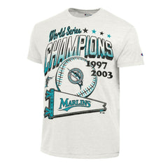 Miami Marlins Champion Winning Tradition Cooperstown Tri-Blend T-Shirt Discount