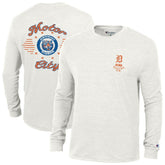 Detroit Tigers Champion Cooperstown Winning Tradition Tri-Blend Long Sleeve T-Shirt Outlet