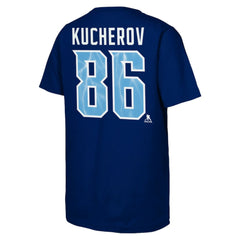 Nikita Kucherov Tampa Bay Lightning Fanatics Youth Alternate Captain 2026 Stadium Series T-Shirt - Blue | Fanatics on sale