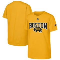 Boston Bruins Fanatics Youth 2026 NHL Stadium Series Authentic Locker Room T-Shirt - Gold | Fanatics on sale