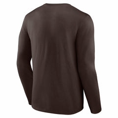 Cleveland Browns Hustle Long Sleeve T-Shirt - Brown - NFL