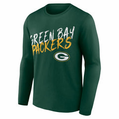 Green Bay Packers Hustle Long Sleeve T-Shirt - Green - NFL