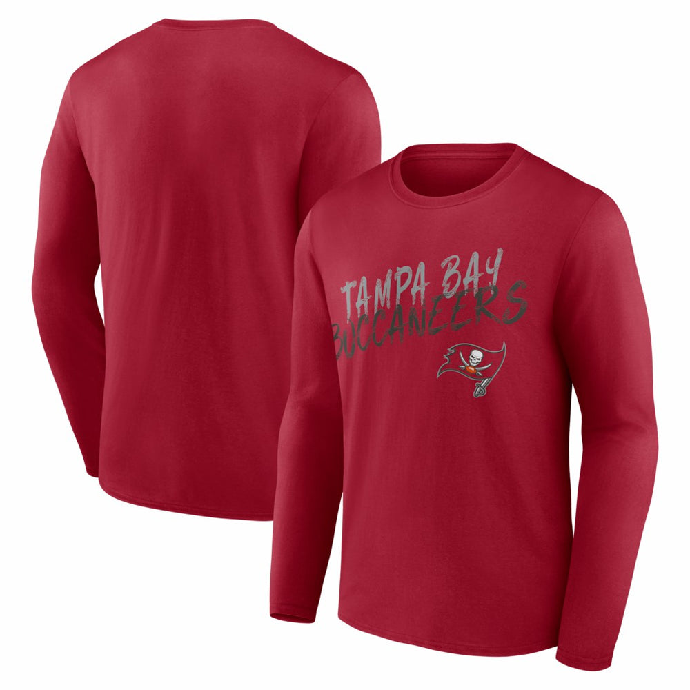 Tampa Bay Buccaneers Hustle Long Sleeve T-Shirt - Red - NFL