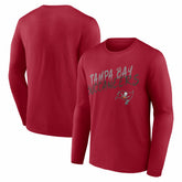 Tampa Bay Buccaneers Hustle Long Sleeve T-Shirt - Red - NFL