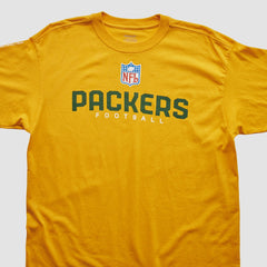 Green Bay Packers Reebok 2000s T-shirt - Yellow Vintage - Fanatics