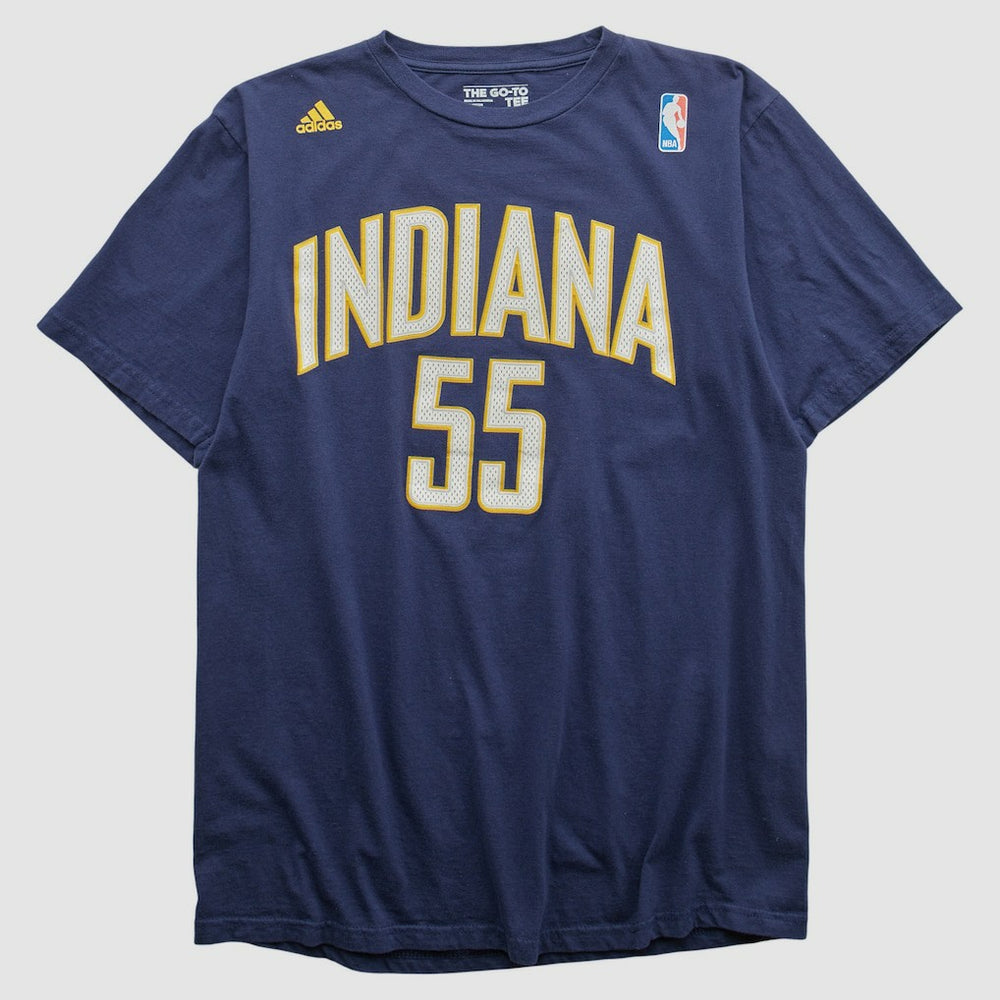 Adidas Indiana Pacers 2010s T-shirt Navy Vintage