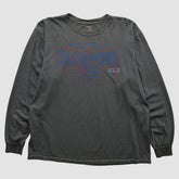 New York Giants Reebok 2008 Long Sleeve T-shirt - Charcoal Vintage - Fanatics