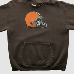 Cleveland Browns NFL 2000s Hooded Pullover Sweatshirt - Brown Vintage - Fanatics