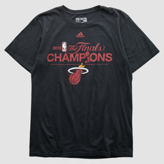 Adidas Miami Heat 2013 T-shirt Black Vintage