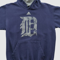 Detroit Tigers Adidas 2010s Hooded Pullover Sweatshirt Discount