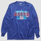New York Giants NFL 2008 Long Sleeve T-shirt - Blue Vintage - Fanatics