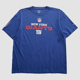 New York Giants Reebok 2000s T-shirt - Blue Vintage - Fanatics