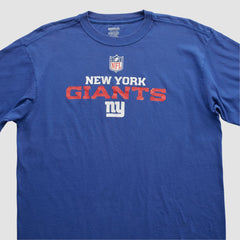 New York Giants Reebok 2000s T-shirt - Blue Vintage - Fanatics