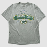Green Bay Packers Reebok 2010 T-shirt - Heather Gray Vintage - Fanatics