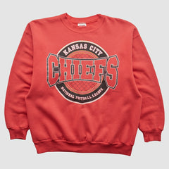 Kansas City Chiefs Hanes 90s Pullover Sweatshirt - Red Vintage - Fanatics