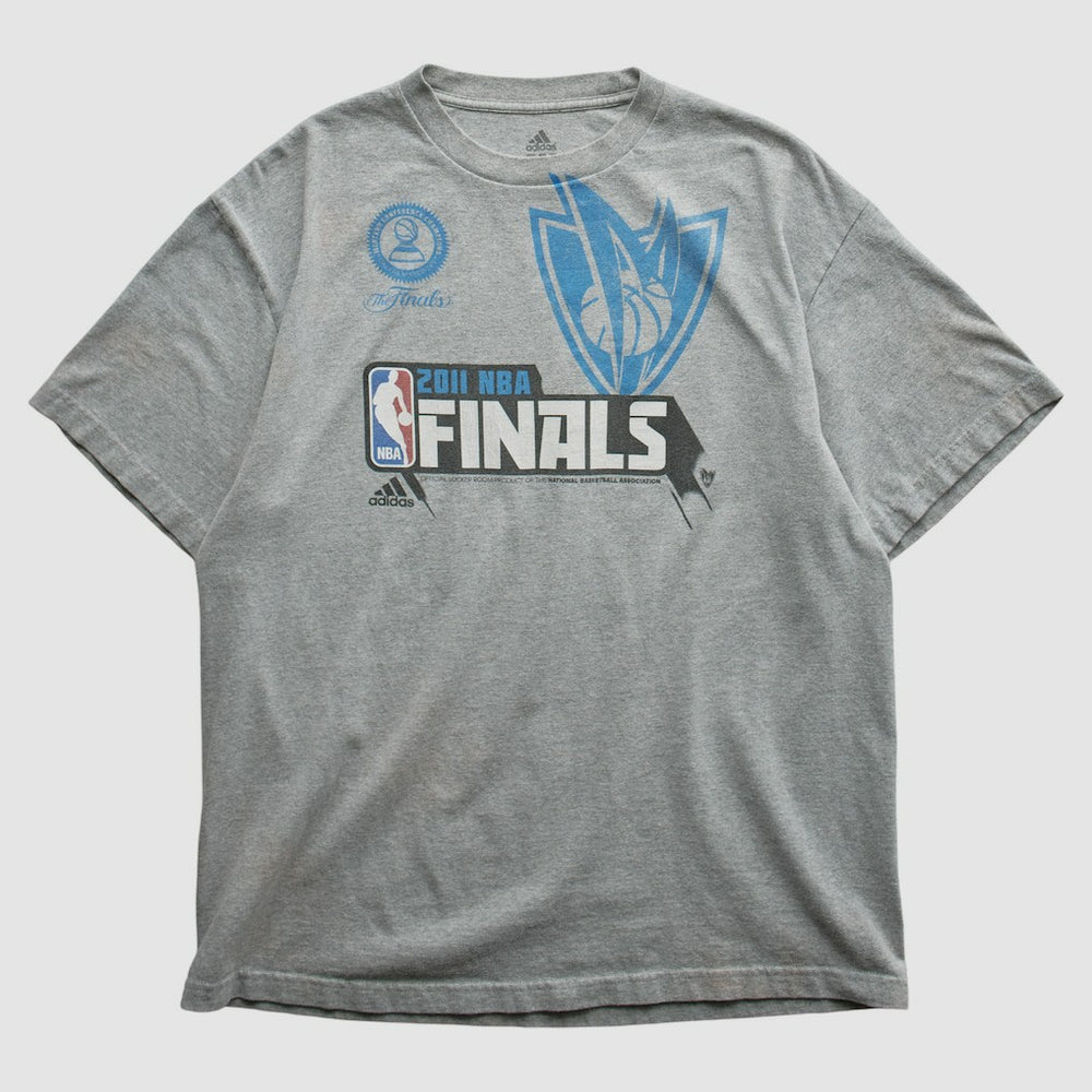 Adidas Dallas Mavericks 2011 T-shirt Heather Gray Vintage