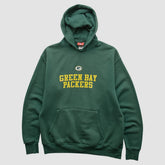 Green Bay Packers NFL 2000s Hooded Pullover Sweatshirt - Green Vintage - Fanatics
