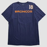 Denver Broncos Reebok 2000s T-shirt - Navy Vintage - Fanatics