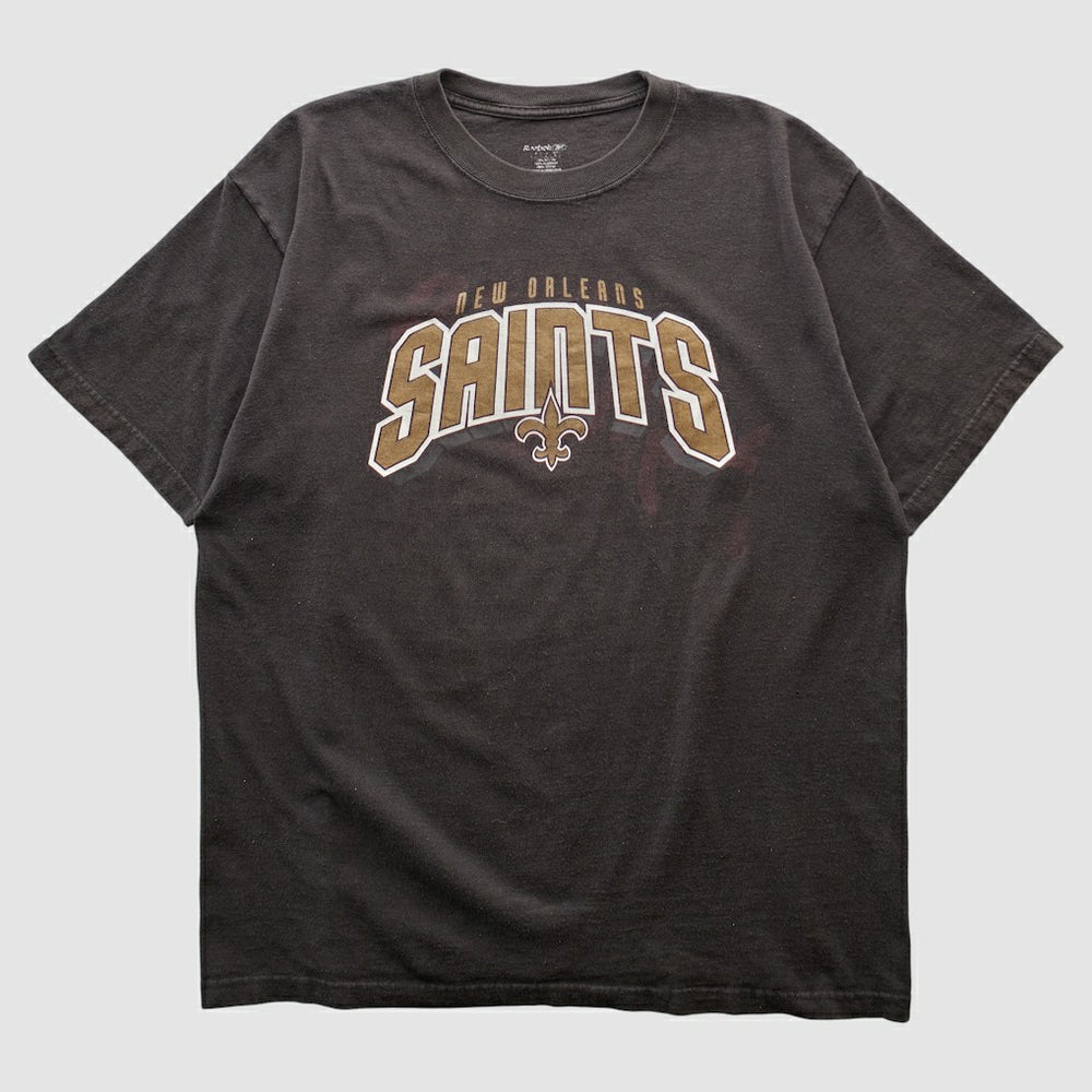 New Orleans Saints Reebok 2000s T-shirt - Black Vintage - Fanatics