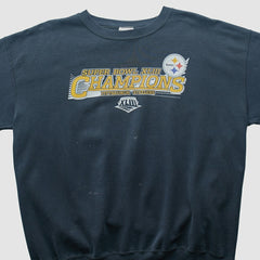 Pittsburgh Steelers NFL 2009 Pullover Sweatshirt - Navy Vintage - Fanatics