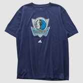 Adidas Dallas Mavericks 2000s T-shirt Navy Vintage