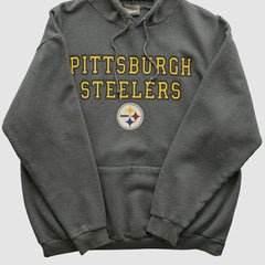 Pittsburgh Steelers NFL 2000s Hooded Sweatshirt - Black Vintage - Fanatics