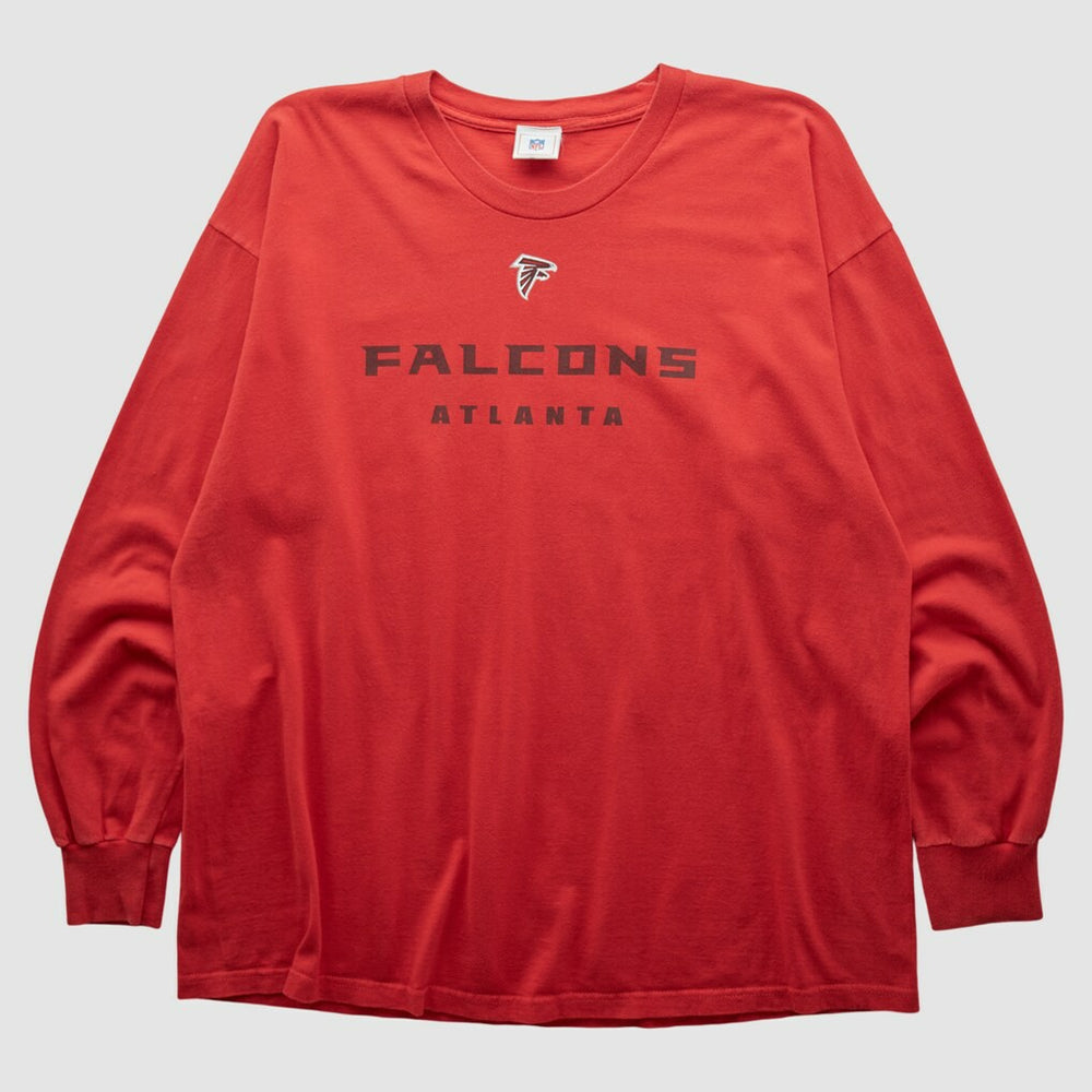 Atlanta Falcons NFL 2000s Long Sleeve T-shirt - Red Vintage - Fanatics