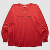 Atlanta Falcons NFL 2000s Long Sleeve T-shirt - Red Vintage - Fanatics