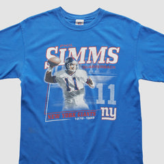 Phil Simms NFL 2000s T-shirt - Blue Vintage - Fanatics
