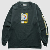 Pittsburgh Steelers Lee Apparel 2001 Long Sleeve T-shirt - Charcoal Vintage - Fanatics