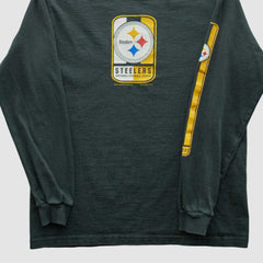 Pittsburgh Steelers Lee Apparel 2001 Long Sleeve T-shirt - Charcoal Vintage - Fanatics