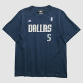 Adidas Dallas Mavericks 2010s T-shirt Navy Vintage
