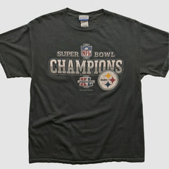 Pittsburgh Steelers Reebok 2006 T-shirt - Black Vintage - Fanatics