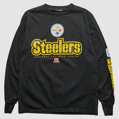 Pittsburgh Steelers NFL 2000s Long Sleeve T-shirt - Black Vintage - Fanatics