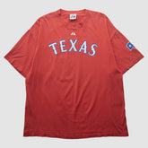 Texas Rangers Majestic 2000s T-shirt Discount