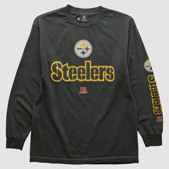 Pittsburgh Steelers NFL 2010s Long Sleeve T-shirt - Black Vintage - Fanatics