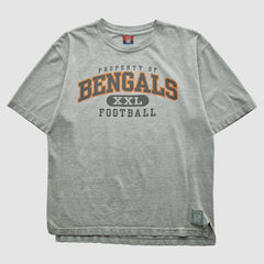 Cincinnati Bengals Reebok 2000s T-shirt - Heather Gray Vintage - Fanatics