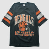 Cincinnati Bengals Logo 7 90s T-shirt - Black Vintage - Fanatics
