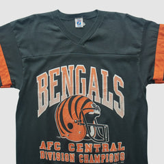Cincinnati Bengals Logo 7 90s T-shirt - Black Vintage - Fanatics