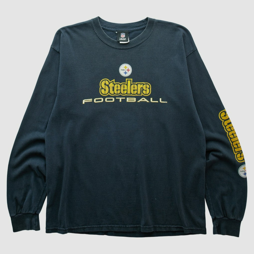 Pittsburgh Steelers Team Edition Apparel 2010s Long Sleeve T-shirt - Black Vintage - Fanatics