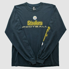 Pittsburgh Steelers Team Edition Apparel 2010s Long Sleeve T-shirt - Black Vintage - Fanatics