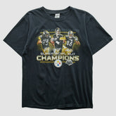 Pittsburgh Steelers Anvil 2009 T-shirt - Black Vintage - Fanatics