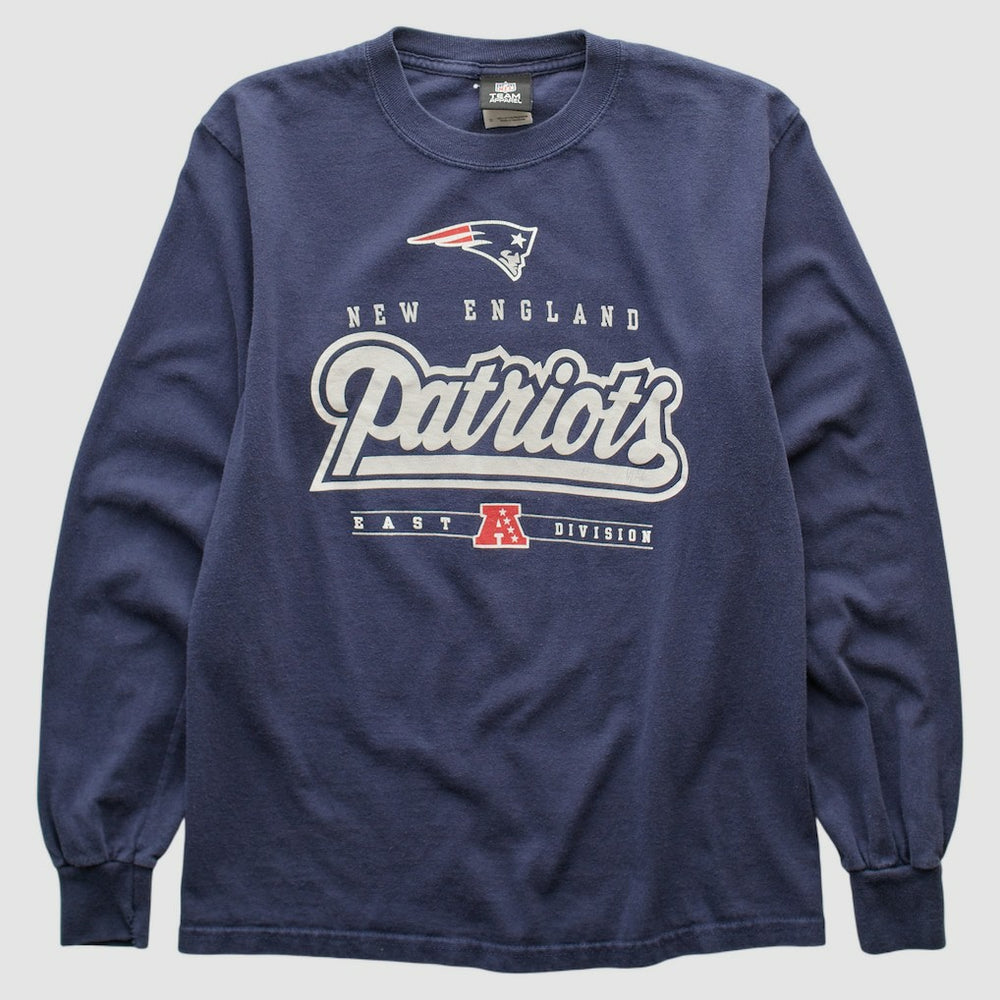 New England Patriots NFL 2010s Long Sleeve T-shirt - Navy Vintage - Fanatics