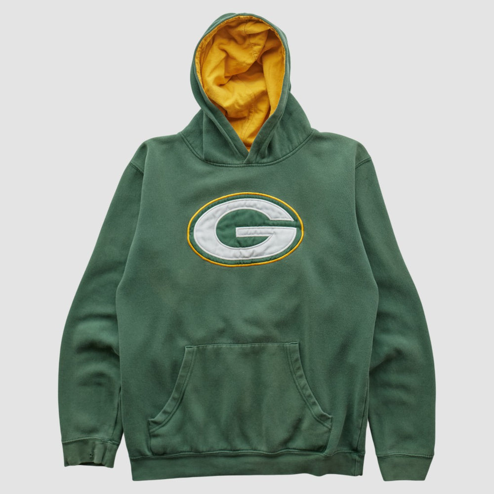 Green Bay Packers NFL 2000s Hooded Pullover Sweatshirt - Green Vintage - Fanatics